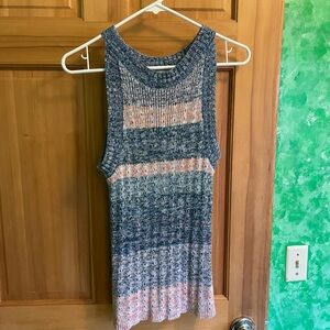 GAP Multicolor Woven Striped Tank Top 100% cotton size Sz